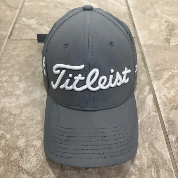 Titleist Adult Tour‎ Performance Golf Hat charcoal gray - Picture 4 of 12